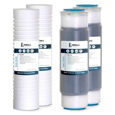 iFilters LWH-D Version 2 OEM Replacement Filter Set Sediment, (2 Pack)