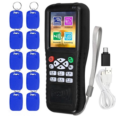 HERNAS Free Software RFID Reader Writer Duplicator, NFC Reader, Multi Frequen...