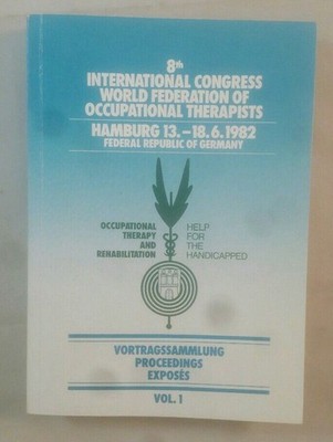 8th international congress world federation of occupational therapists Hamburg 1