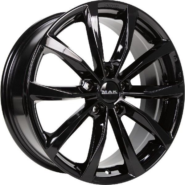 MAK WOLF gloss black 7.5Jx17 5x114.3 ET40 - Bild 2