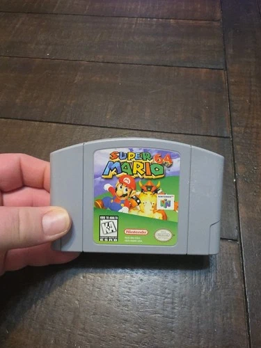 Nintendo 64 Super Mario 64 Game Cartridge, N64, Tested And Works