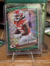 Marquise Brown Green Wave Prizm No 287 KC CHIEFS