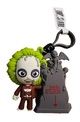 Monogram WB HORROR Series 8 Opened Blind Bag Beetlejuice Tombstone Figural Clip