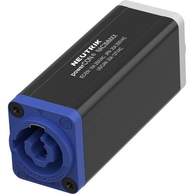 Neutrik NAC3MMXX PowerCON Coupler (NAC3MPXXA to NAC3MPXXB)