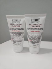 Kiehl s Ultra Facial Cleanser Bundle 2 x 2.5 oz 75mL All Skin Types NEW