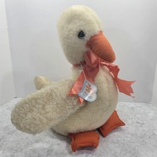Vintage Bantam Yellow Duck Plush 18" Bantam Toys Inc WITH TAG