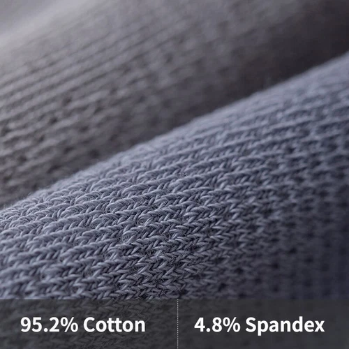 5Pairs High Quality 96% Cotton Men Socks Breathable Mesh Summer Anti-bacterial - Picture 4 of 35