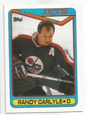RANDY CARLYLE 1990-91 TOPPS CARD NM-MT CONDITION