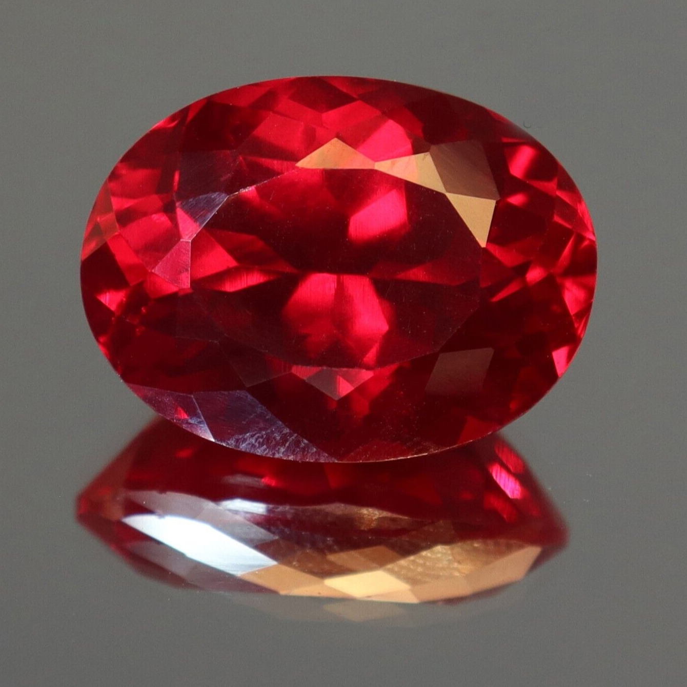 Certified Natural Unheated Red Ruby 9.25ct Oval Cut 14mm Earth-Mined Gemstone