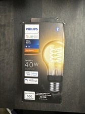 N Philips Hue 40-Watt Equivalent A19 Smart LED White Blanco Bluetooth