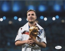 Germany Mario Gotze Autographed Signed 8x10 Photo JSA COA #2