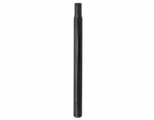ABSOLUTE 27.0 OUTER DIAMATER BICYCLE STEEL SEATPOST PILAR 350MM LONG IN BLACK.