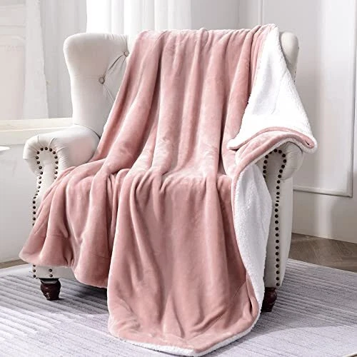 Dusty pink blanket new arrivals