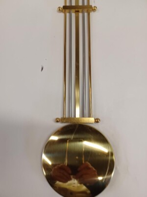 Hermle wall clock grid pendulum for 55 cm movement with 80 mm diameter bob
