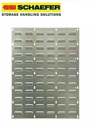 SSI SCHAEFER 15 Gauge Steel Wall Louvred Panel For Parts Lin Bins - Choose Size