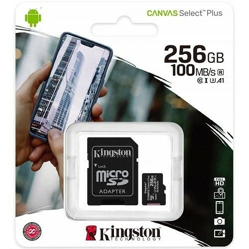 Kingston 256GB Canvas Select Plus Micro SD Memory Card SDCS2/256GB — 第 3/3 张图片