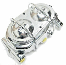 1-18 Bore Aluminum Chrome Master Cylinder Gm Street Rod Universal Disc Disc