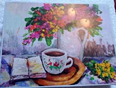 Tea Time Puzzle 1000 Teile Mund und Fuß Malerei Künstler