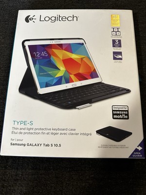 Logitech Type-S Samsung Galaxy Tab S 10.5 Thin Light Protective Keyboard Case
