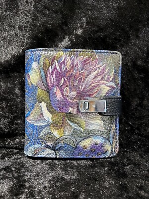 Unique Gorgeous Curanni Floral Soft Genuine Leather Bag Small Wallet