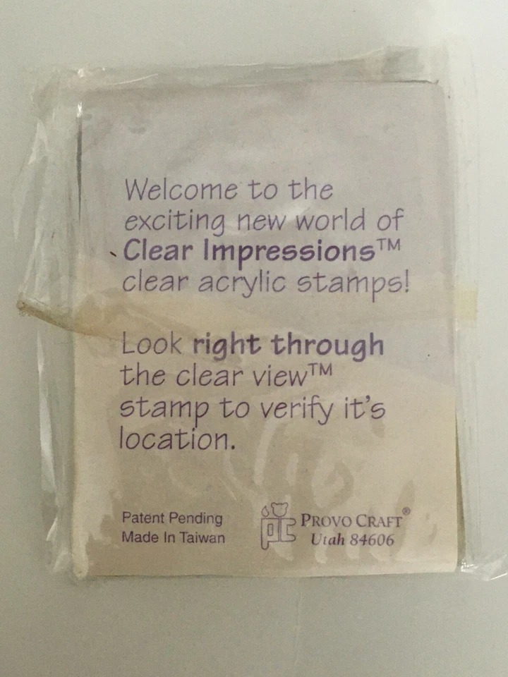 Estampillas acrílicas Provo Craft impresiones transparentes niño pequeño jugador de fútbol deportes nuevas Foto 2 de 2