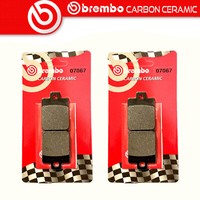 Set BeläGe Bremse Brembo Kohlenstoff Ceramic Vorne Piaggio MP3 250 250 2007>