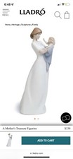 Figurina Lladro Un tesoro di madre # 8294 con scatola originale! 