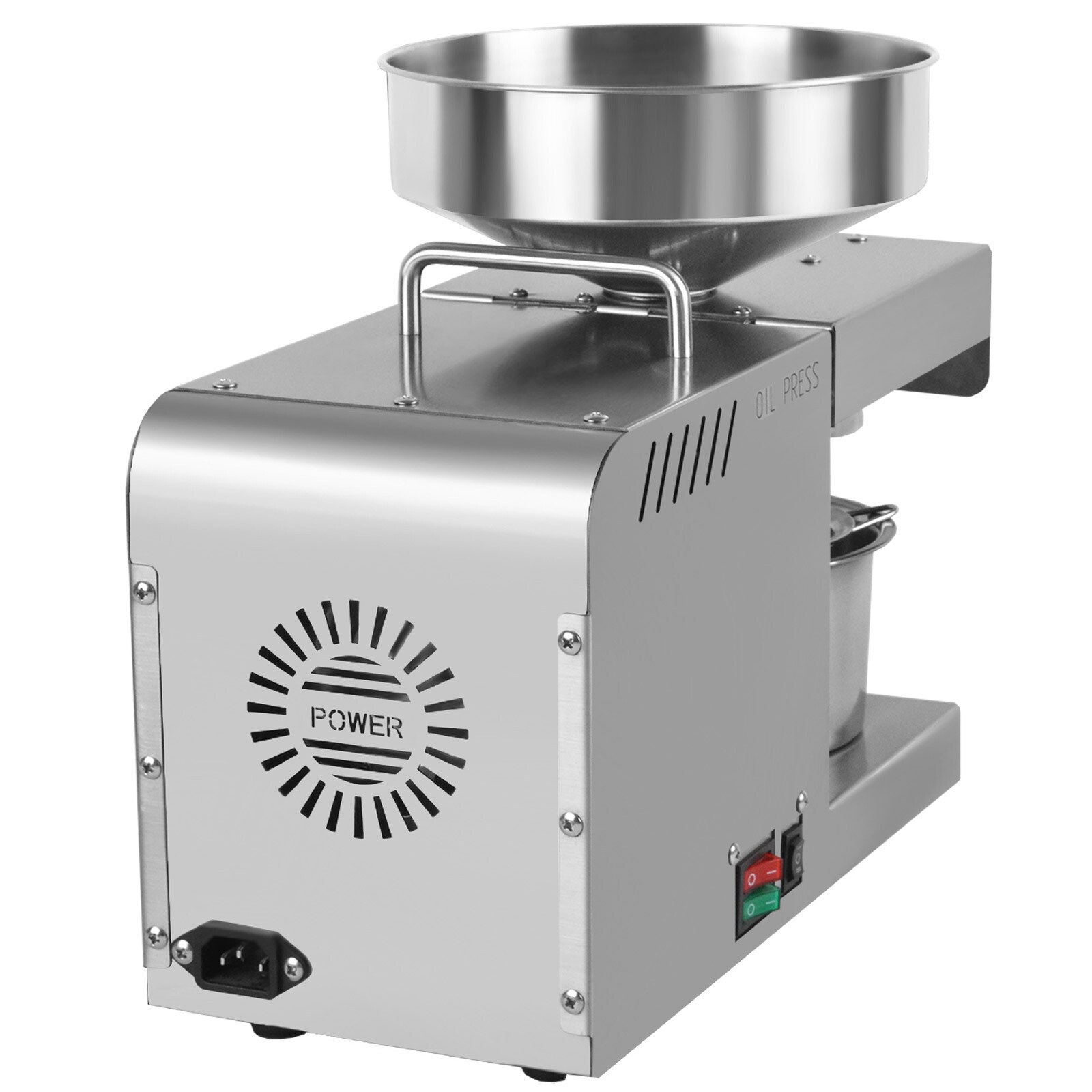 Full Automatic Oil Press Machine Oil Extraction Olive Gold Hot 600Watt