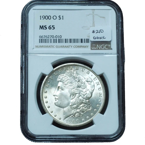 1900-O Morgan Dollar MS65 NGC Bright White w/ Superb Eye Appeal!
