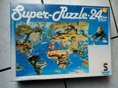 Super Puzzle -24 Teile  original verschweißt -von Schmidt- top ''Unsere  Welt''
