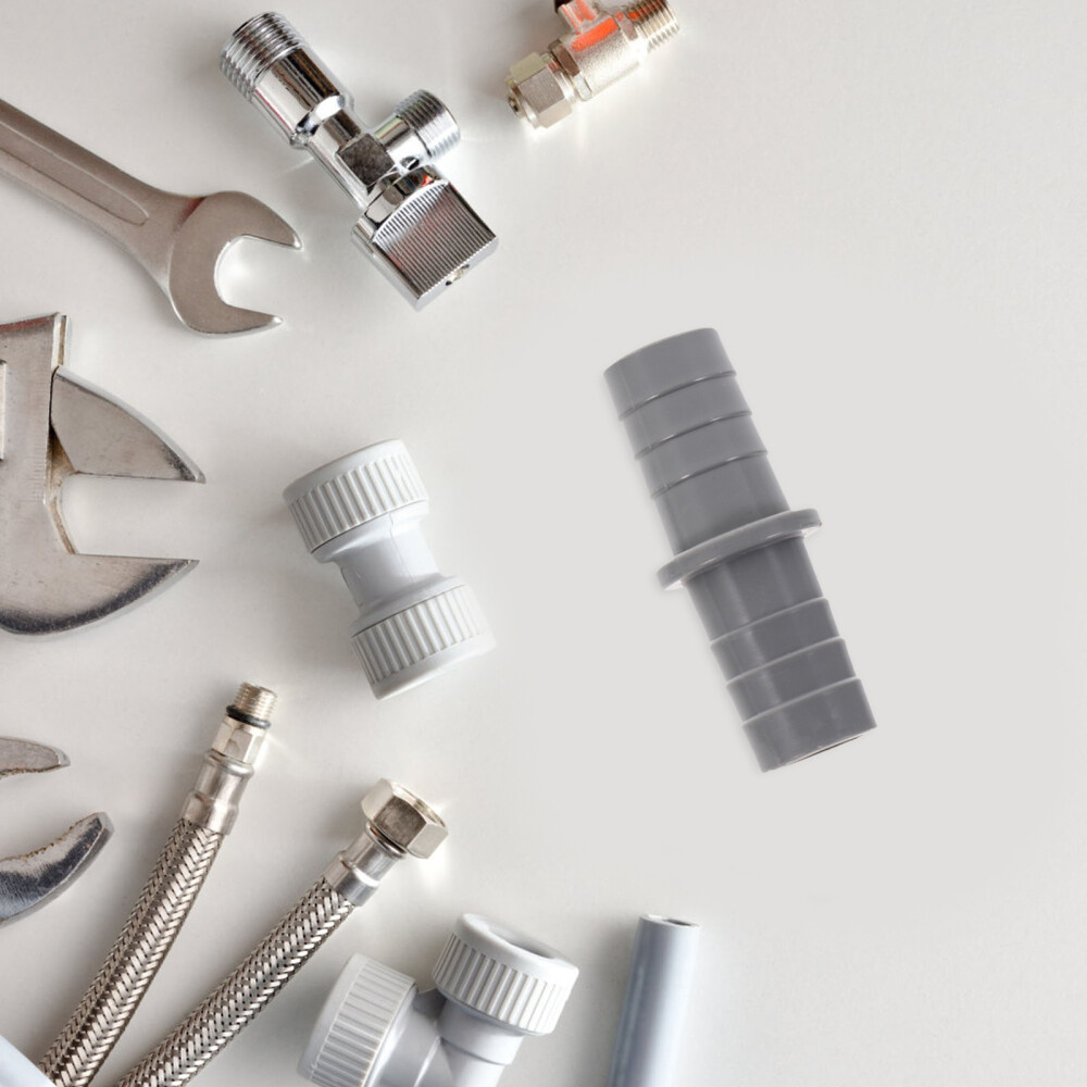 2 Sets Dishwasher Drain Extension Hose Double Connector Water Pipe Reducer