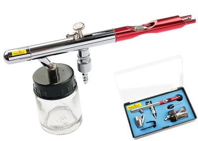 Airbrush Spritzpistole BD-800A Doubleaction Airbrushpistole Nagelkunst Set 02661