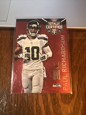 Paul Richardson 2014 Panini Totally Certified Platinum Red Rookie RC #195 /100