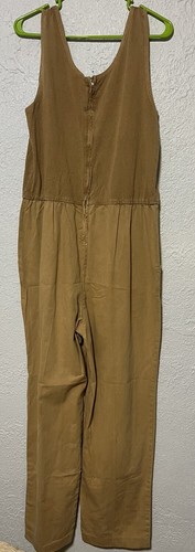 Nina Piccalino Jumper Set Sz 14 Khaki Denim Jacket and Sleeveless Romper Vintage - Picture 7 of 13