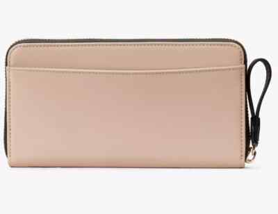 Kate Spade Chelsea Large Continental Wallet Beige ZipAround KE607