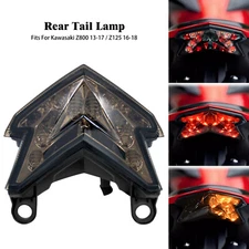 Turn Signal Integrated LED Tail Light w/ Somke Lens For Kawasaki Z800 2013-2018