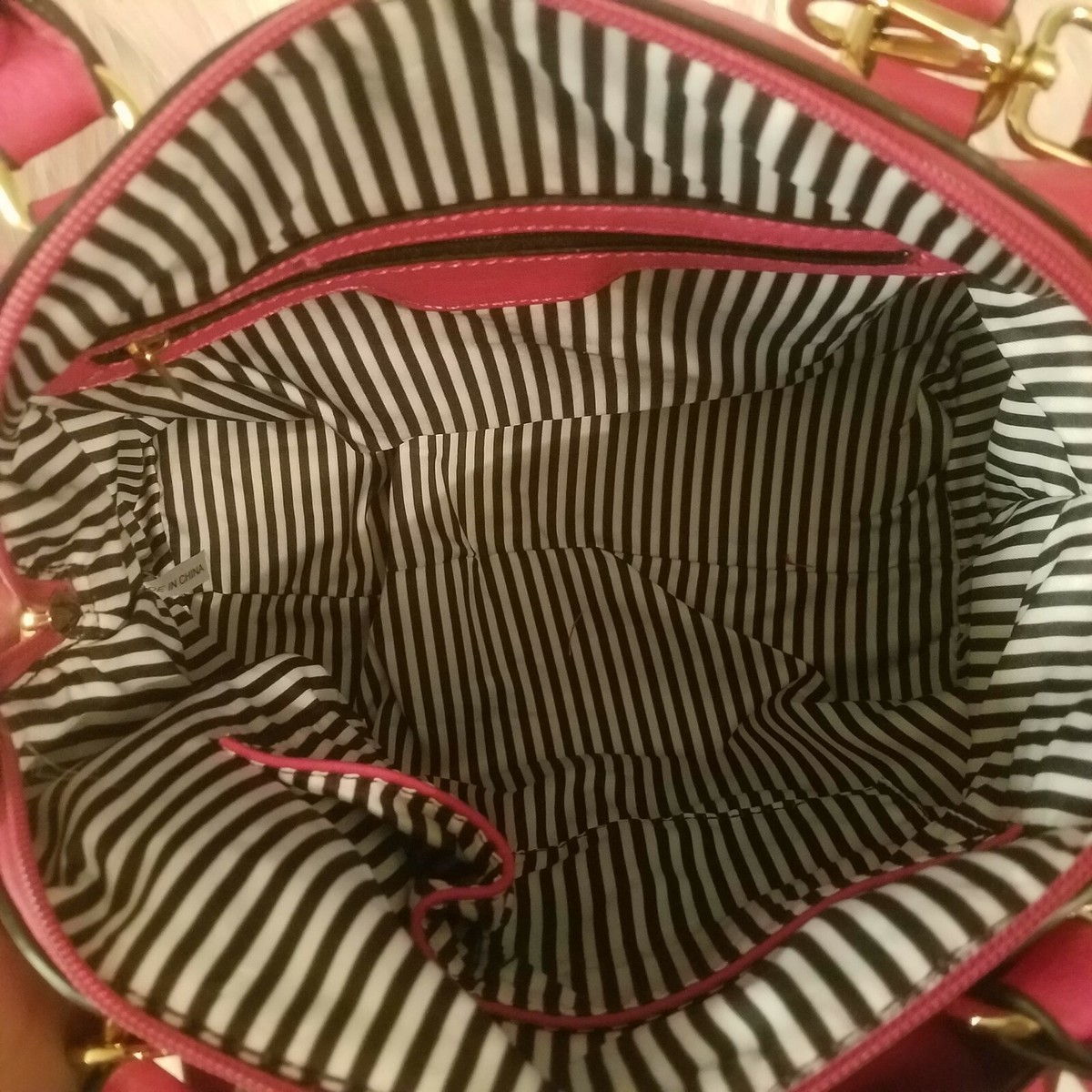 Motorcycle Jacket Handbag- Fuchsia Moschino  main image 4