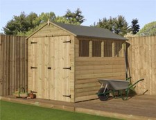 Empire 9800 Premier Apex Garden Shed 6X12 SHIPLAP T&G PRESSURE TREATED WITH WIND