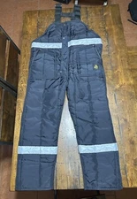RefrigiWear Men's Iron-Tuff Enhanced Visibility Insulated High Bib Overalls