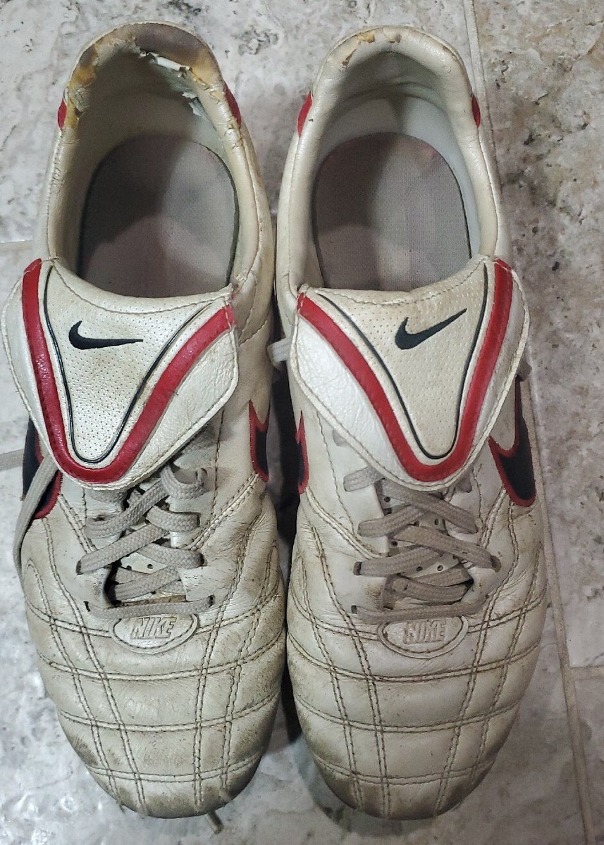 RARE 2010 Pre-Owned Nike Tiempo Mystic III FG White 366180 RARE 2010 Pre-Owned Nike Tiempo Mystic III FG White 366180