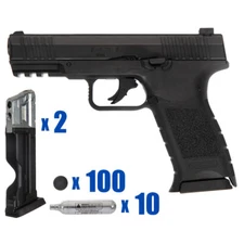 T4E .43 CAL NOVEMBER PAINTBALL PISTOL PACKAGE KIT - TPM1 - BLACK