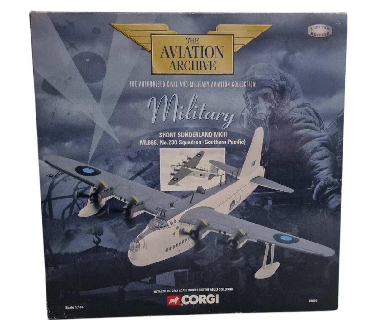 航空機・ヘリコプター Corgi 1/144 Short Sunderland MkIII ML868 Aviation : Short Sunderland MKIII, ML868, No 230 Squadron South