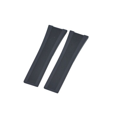 25mm Black Rubber Strap For Patek Philippe Nautilus 5711 5712 5712G 5726 5980