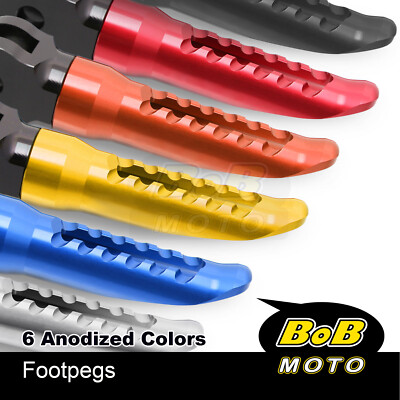 BOB Front Footpegs 40mm Lower For Daytona 600 Speed Triple 900 Tiger 955i