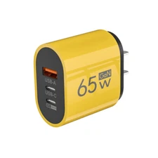 65W Super Fast USB-C Wall Charger 3-Port (PD+QC3.0) For Samsung iPhone Android