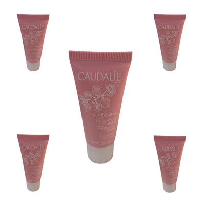 5 x CAUDALIE Vinosource Moisturizing Sorbet 0.5fl.oz Travel Size, Free Shipping