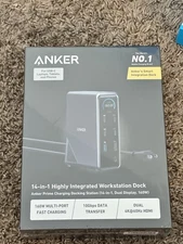 Anker Prime Docking Station 14-Port 160W USB-C 10Gbps Transfer Smart Interface