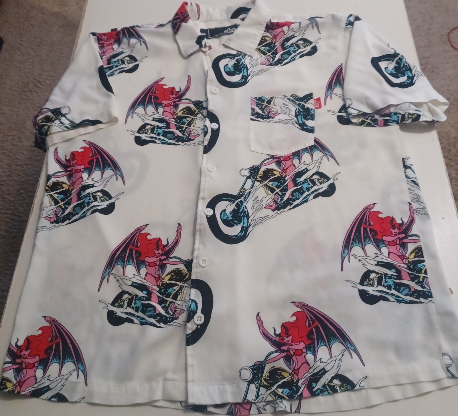 Lost Enterprises Highway Medium Button Down Shirt… - image 7