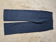 Dickies Men's Work Pants Utility Pockets Black Cotton Blend Twill 32x32
