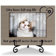 Pet Memorial Picture Frame, Cat Dog Picture Frame, Pet Memorial Gifts For Los...